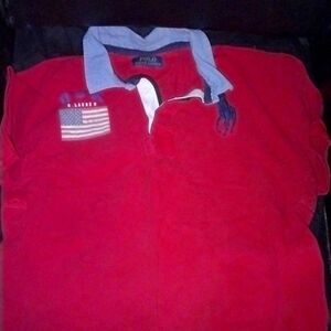 Men's polo size medium with large Polo design